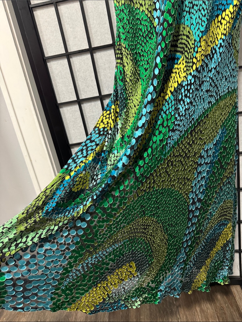 SALONI size 12 Fleur Dot Print Dress Rent the Runway - Picture 7 of 17